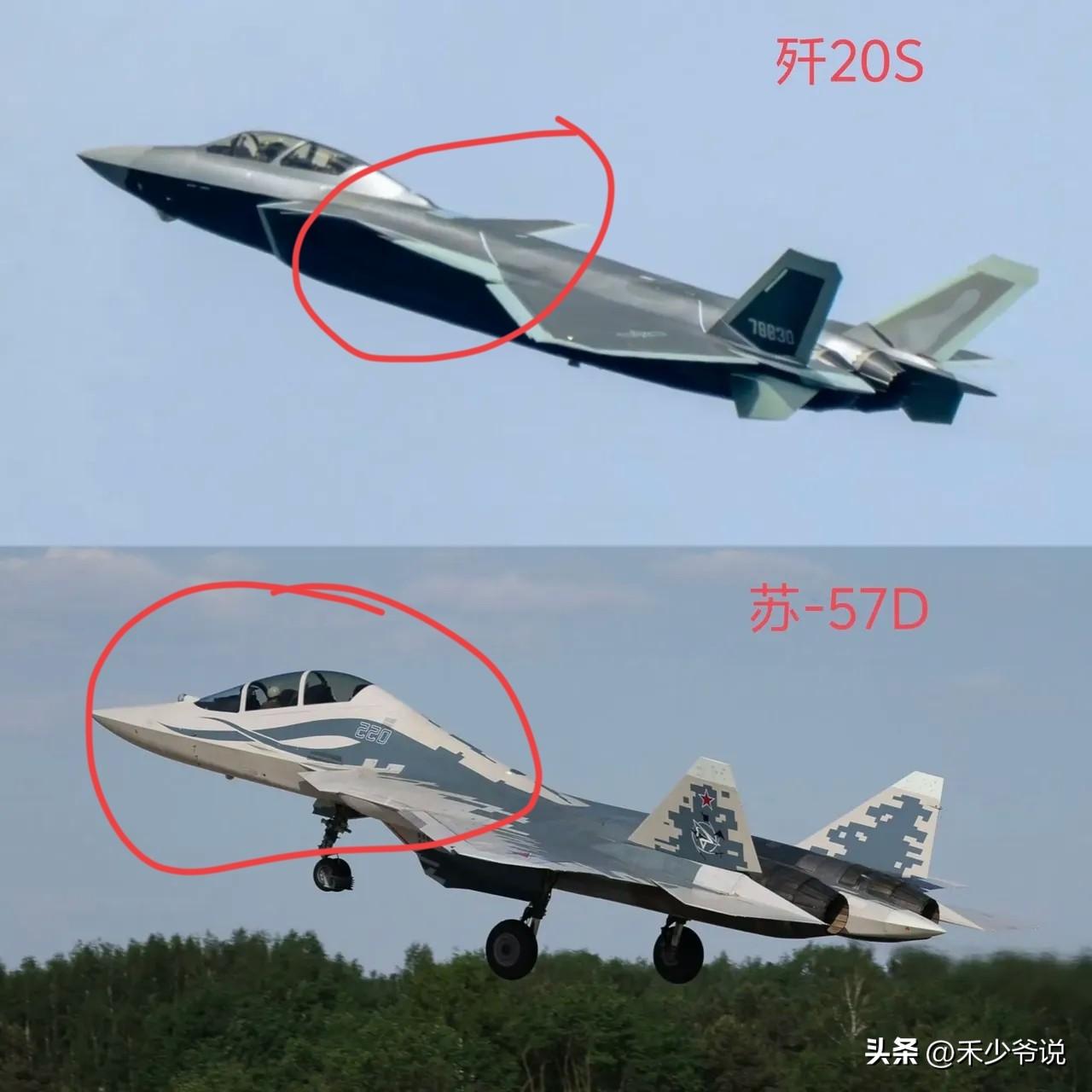 俄罗斯走不出苏霍伊，中国摆脱不了双鸭翼
一个俄罗斯网友说中国的五代机和俄罗斯的五