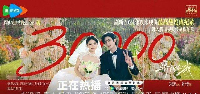 《骄阳似我》的热度一路飙升势不可挡！主创团队全力冲云包场助力，腾讯视频站内热度峰