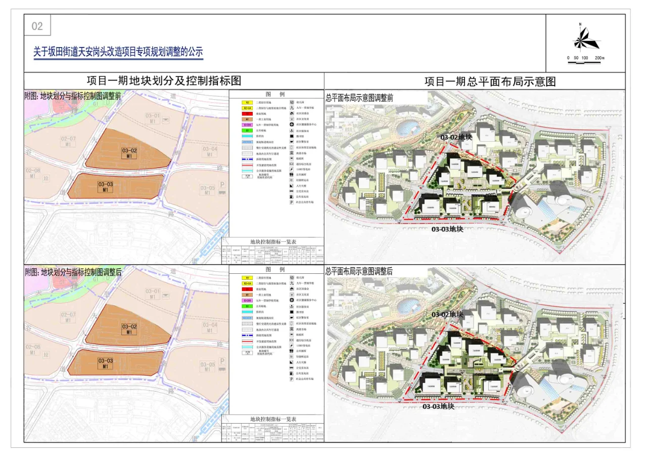 深圳市龙岗区坂田街道天安岗头改造项目规划