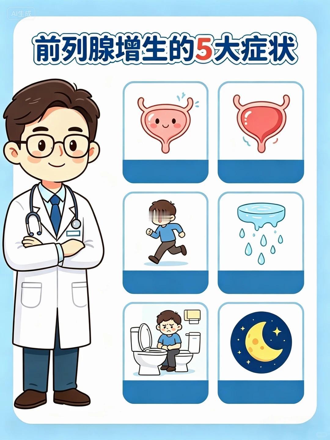 中老年男性多留意！前列腺增生的 5 个早期信号