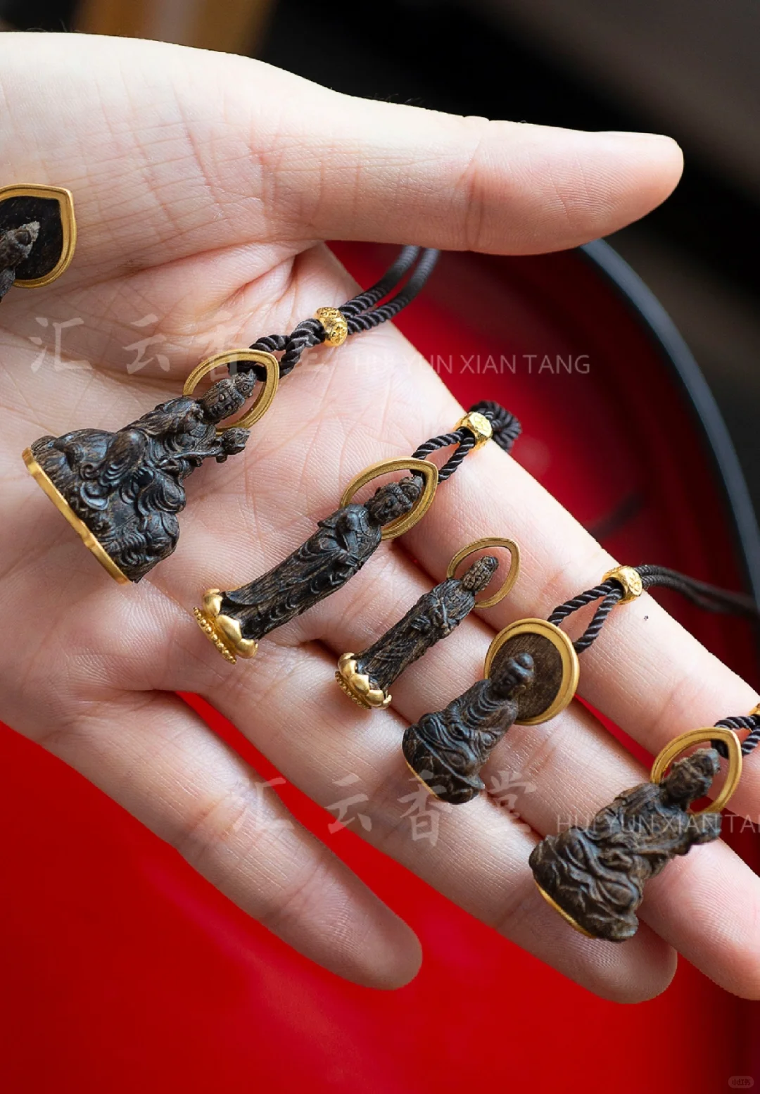 精品沉香观音随身佛，集合照啦！！小而精🙏🙏