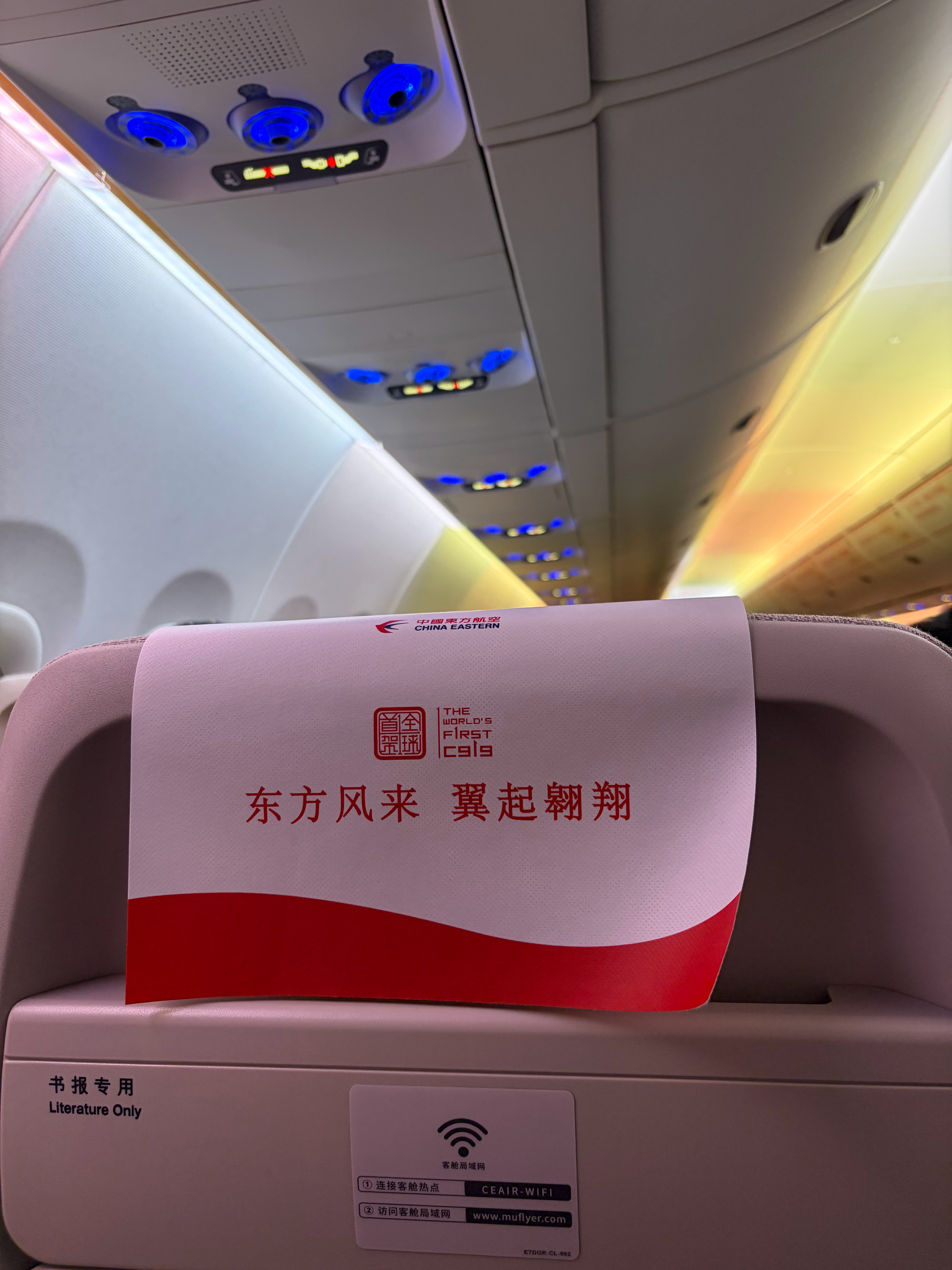 哟呵？！全球首架 C919我这次红眼还坐上功勋机了啊！牛逼啊！红烧小狮子头佑酱的