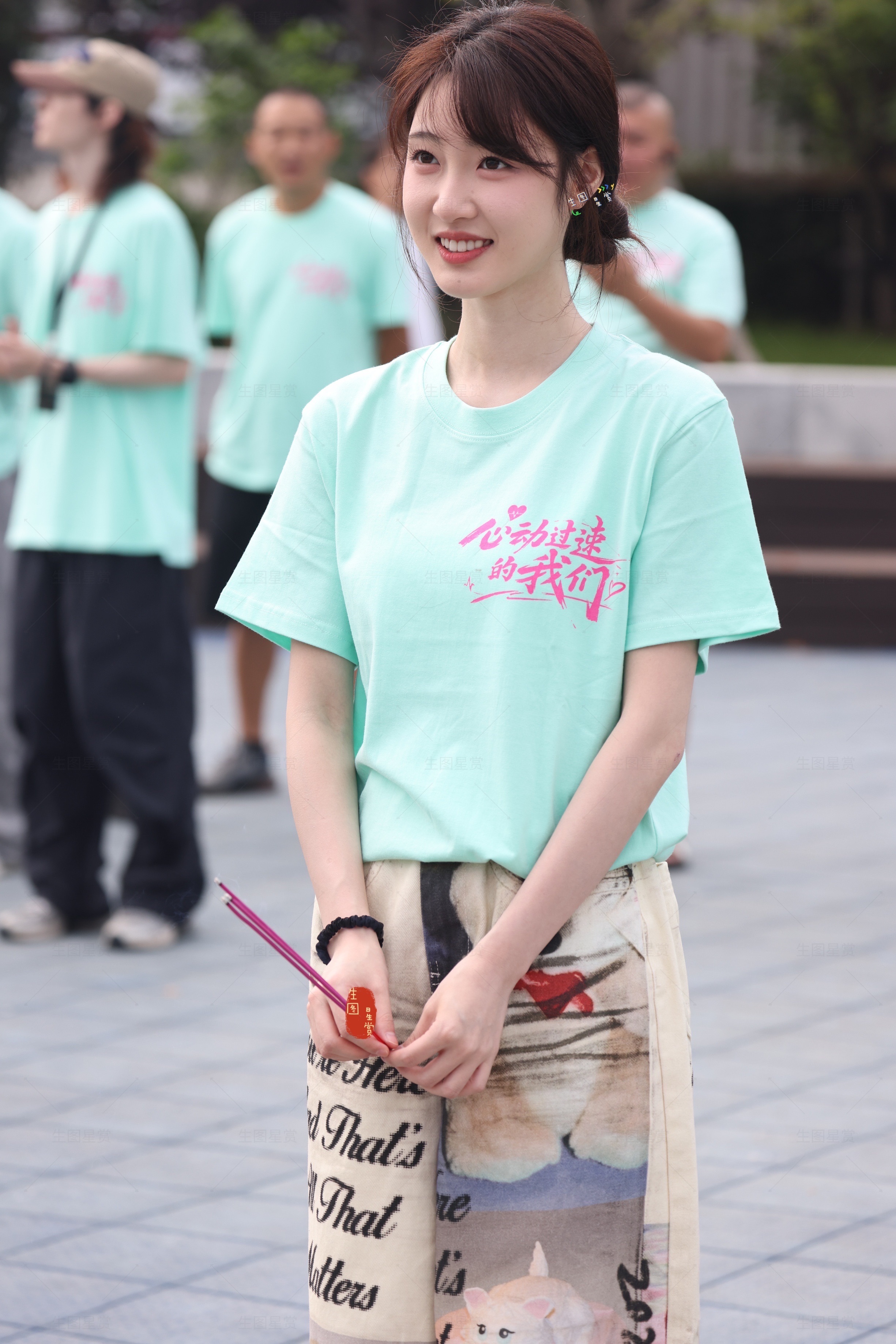 氧气女孩曾宥臻，小清新一夏🍃今天心动过速的我们 开机生图 