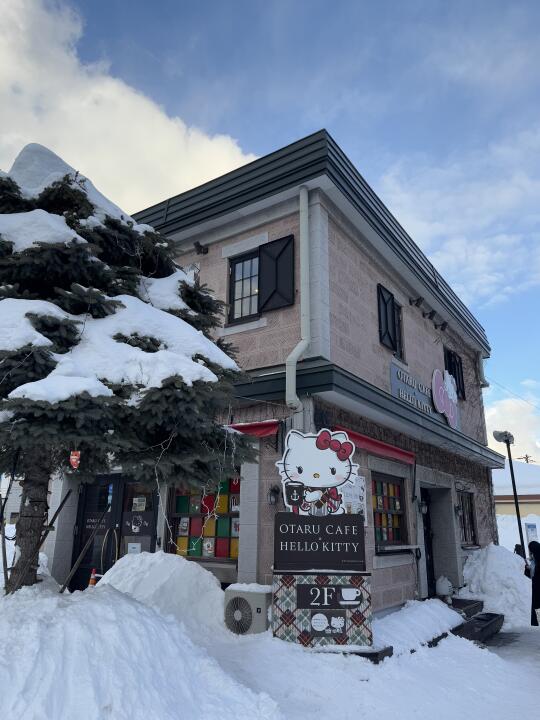 🇯🇵小樽限定hello kitty咖啡店