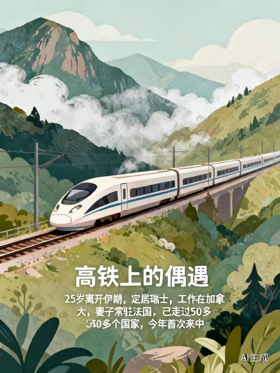 定居瑞士，在加拿大教书，老婆在法国。平时他在家带孩子。"每个字我都认识，连起来我