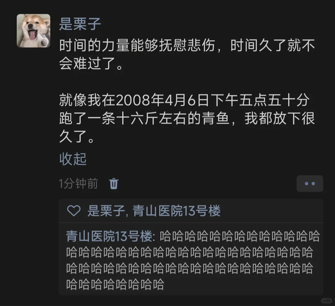 时间的力量能够抚慰悲伤