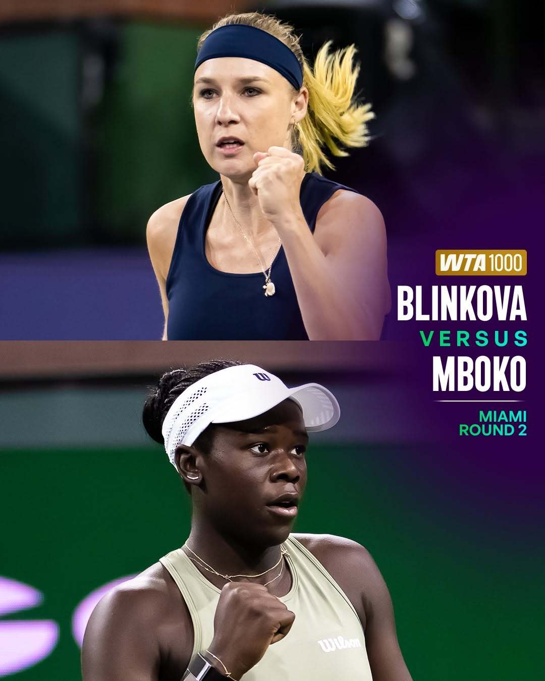 WTA1000迈阿密站进入第四比赛日种子球员纷纷登场亮相👀 