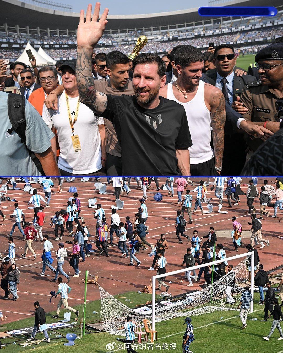 梅西印度行组织者被逮捕梅西印度行组织者承诺全额退票梅西“GOAT巡回赛”印度站首