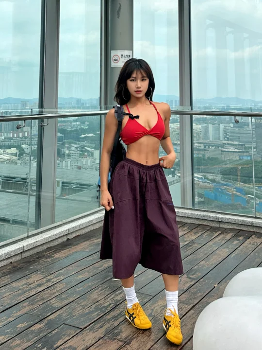 健身后就是穿什么都好看✌️