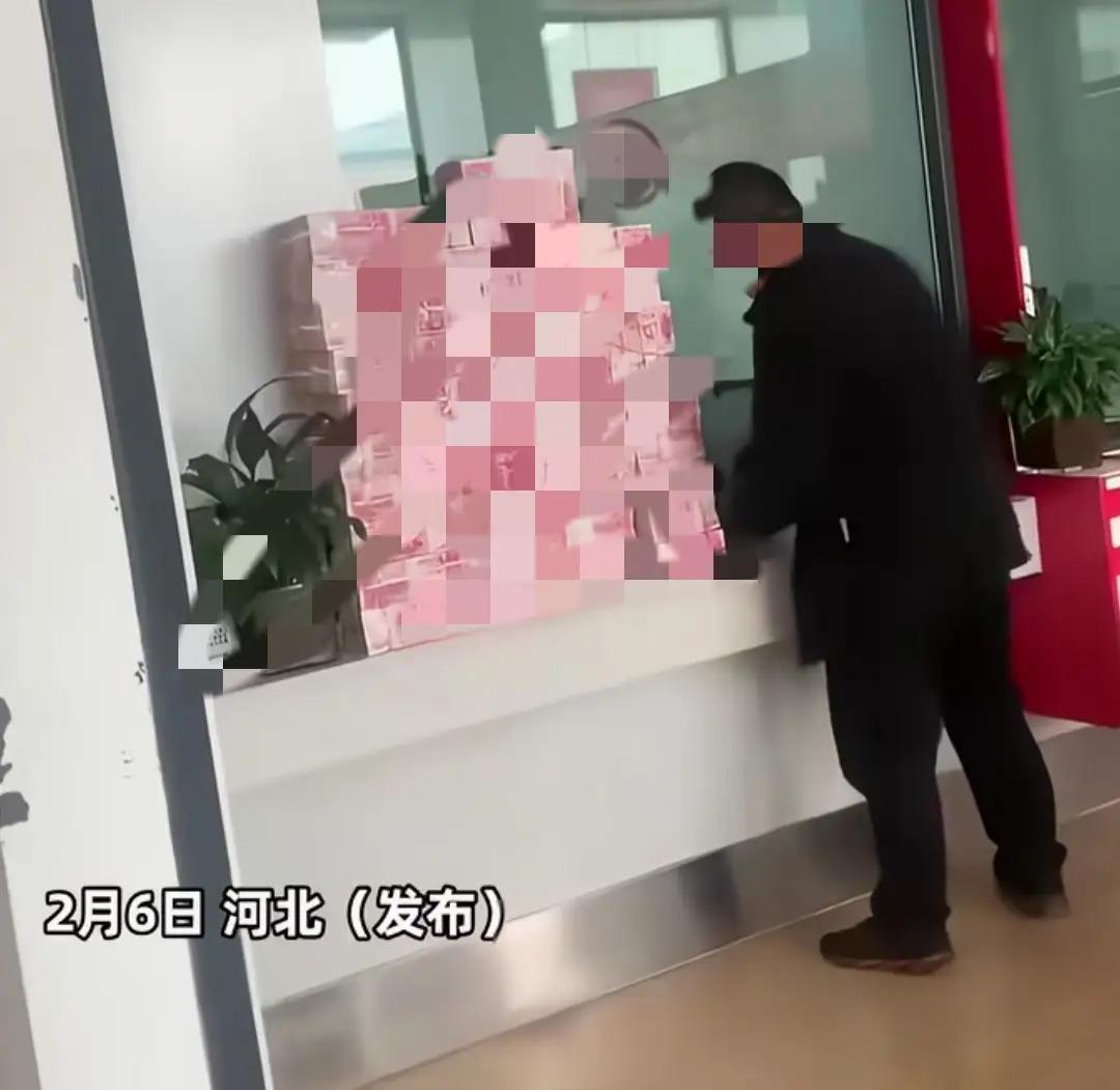 河北大哥去银行存钱，现金堆成小山的场面刷了屏，谁看了心里不咯噔一下，满是羡慕？尤