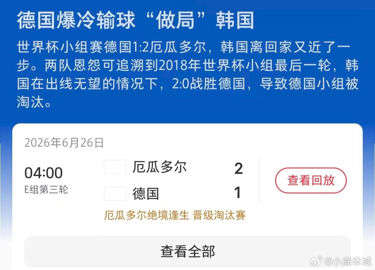 韩国 全都演我韩国小组赛收官战0比1南非，最终积3分位居A组第三。虽然如此，TA