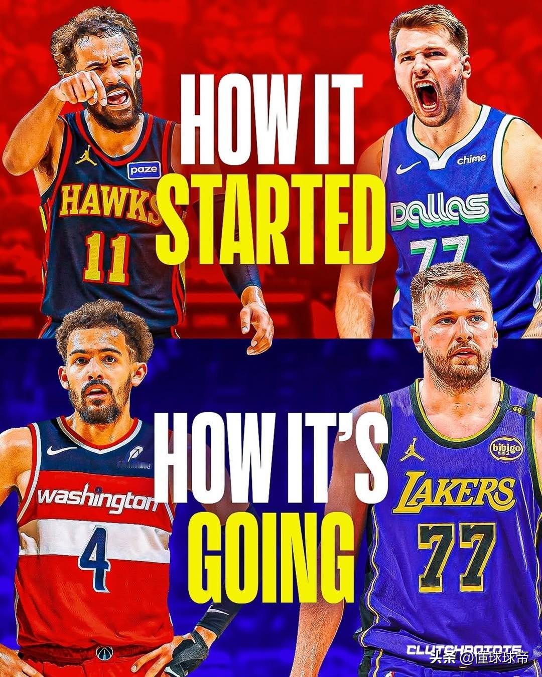 同病相怜的人，东契奇和特雷·杨的命运如此相似!

2018年NBA选秀之夜，老鹰