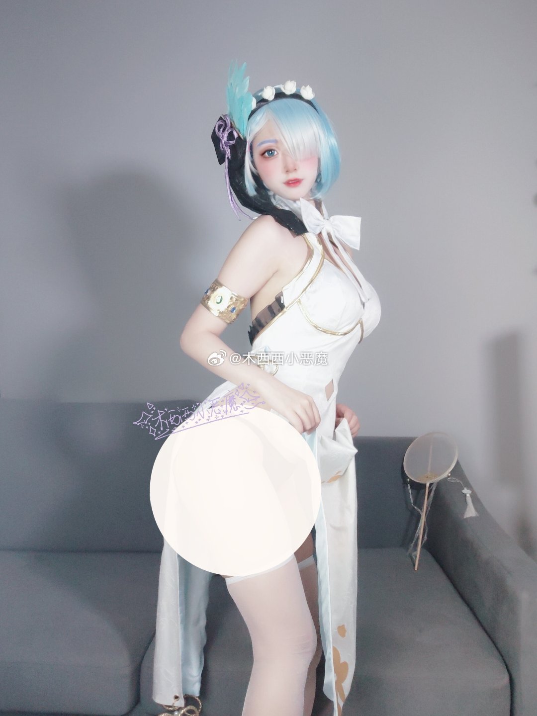 #cosplay[超话]##蕾姆# 雷姆优雅美人旗袍～ ​​​