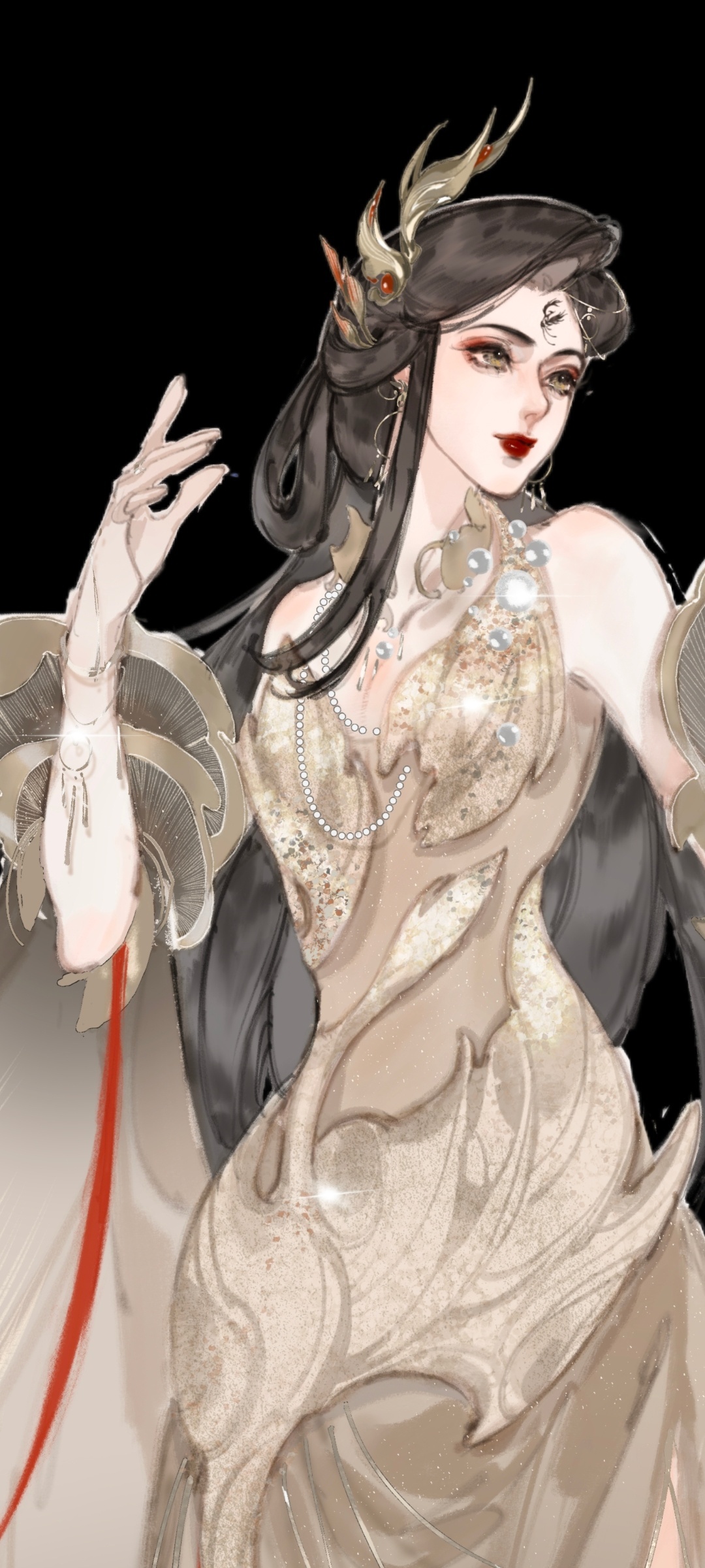 火灵儿 我愿化作 窗外的桑花朝朝暮暮 都有我牵挂无论冬雪秋沙 海角天涯缱绻不尽 