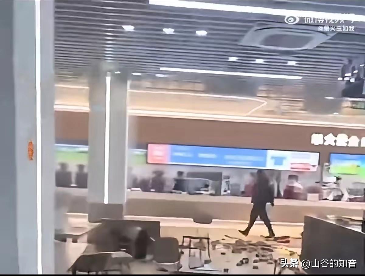 高校食堂示爱未果砸摊闹剧：别让冲动，把体面踩得稀碎
 
吉林某大学食堂，小伙抱花