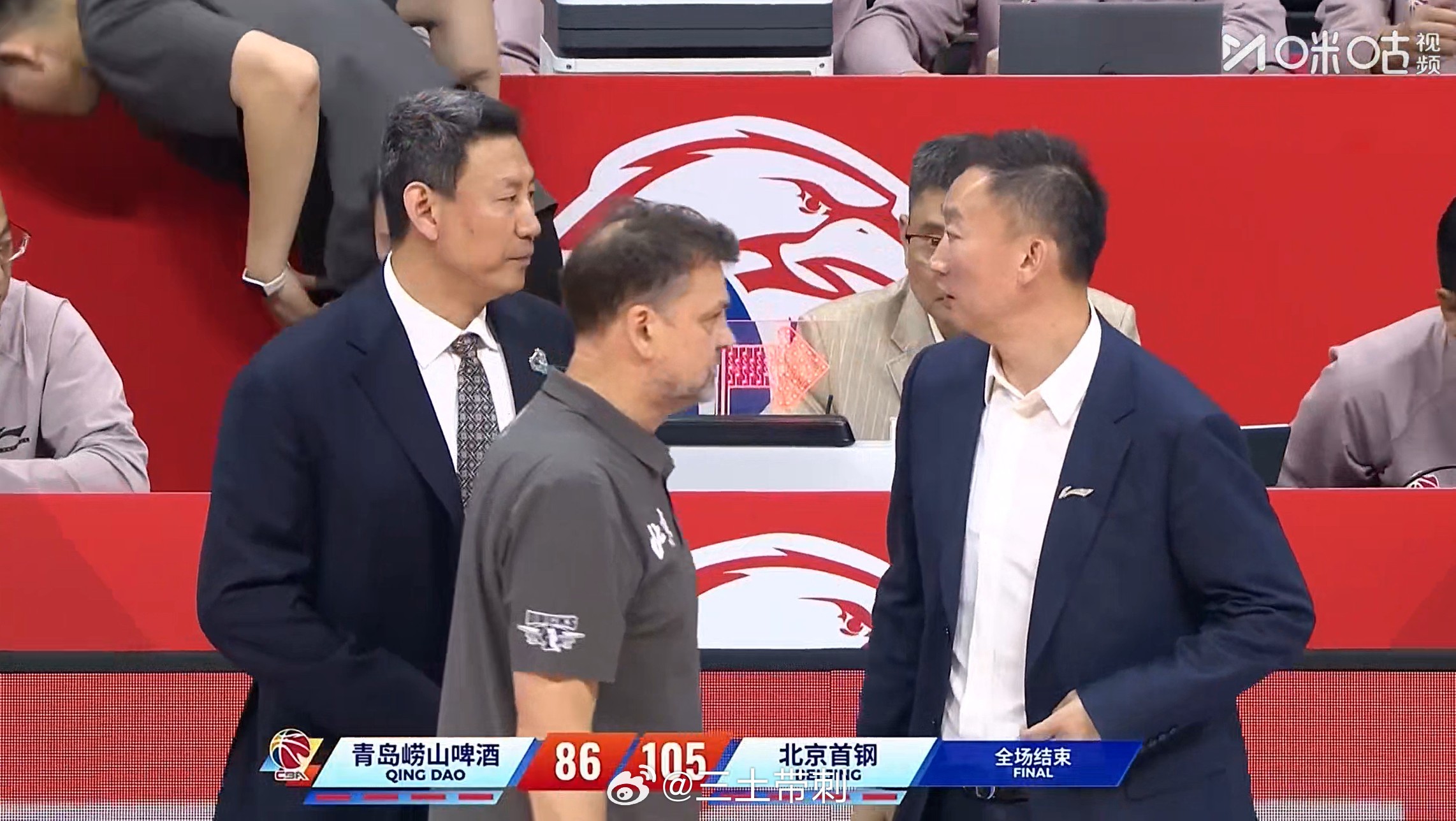 青岛男篮vs北京男篮CBA 105-86，首钢拿下开赛六连胜！布朗缺席，首钢上半