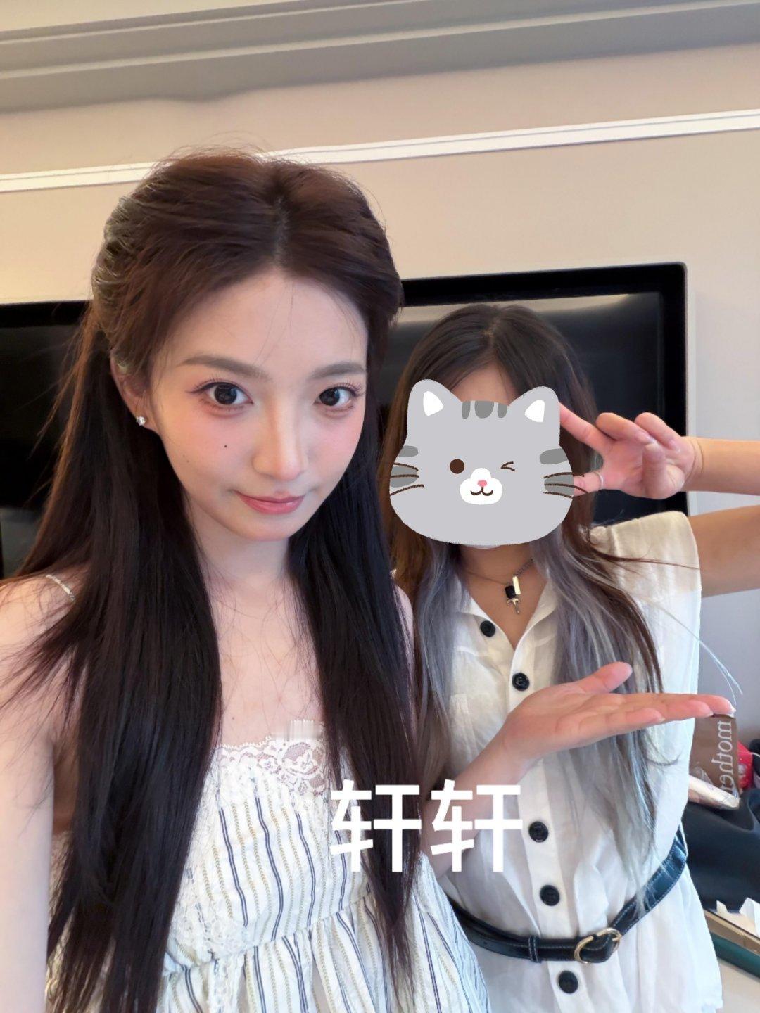 愉阳cp_ 点点拍摄造型好美的点点 