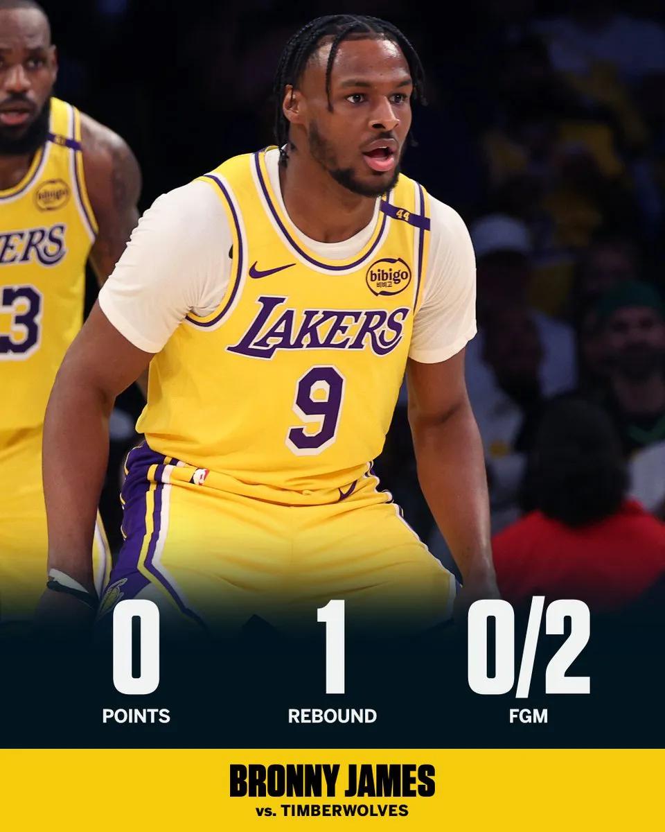 布朗尼NBA常规赛首秀数据：

上场时间  2分41秒

得分  0  篮板1个