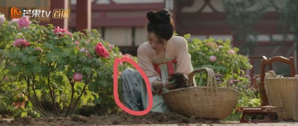 这是？国色芳华也有穿帮镜头？？？  