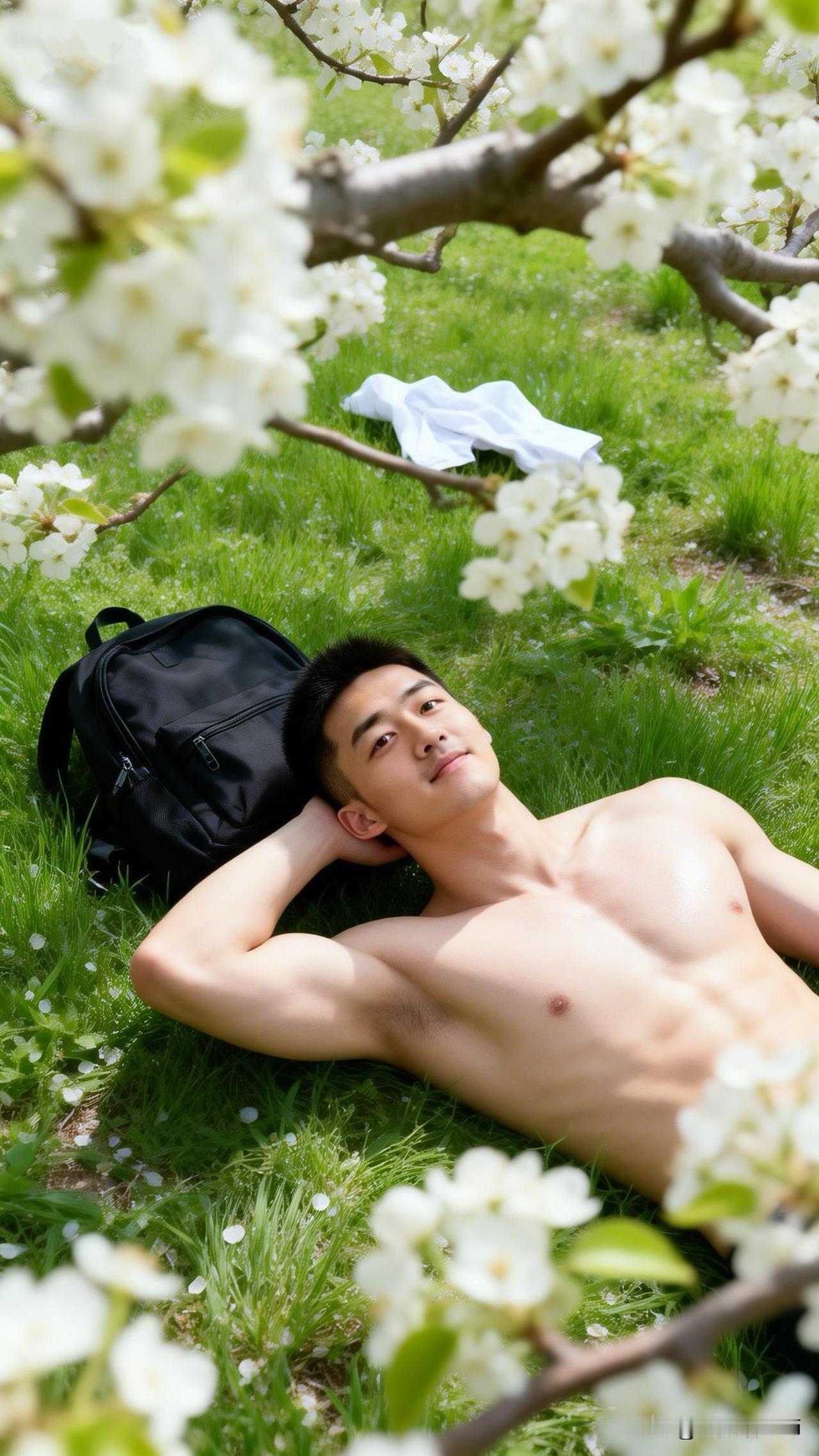 梨花哪有肌肉香！男生哪一个瞬间最迷人 薄肌男孩 阳光男孩 帅哥 正太脸肌肉身是一