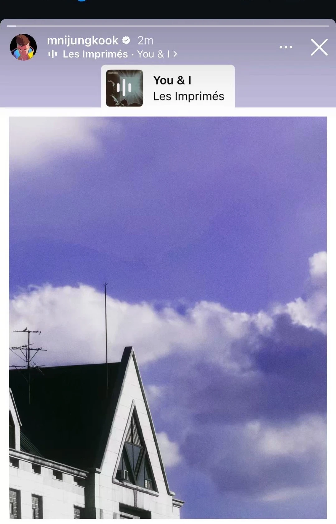 柾国ig story 🎶 You & I - Les Imprimés