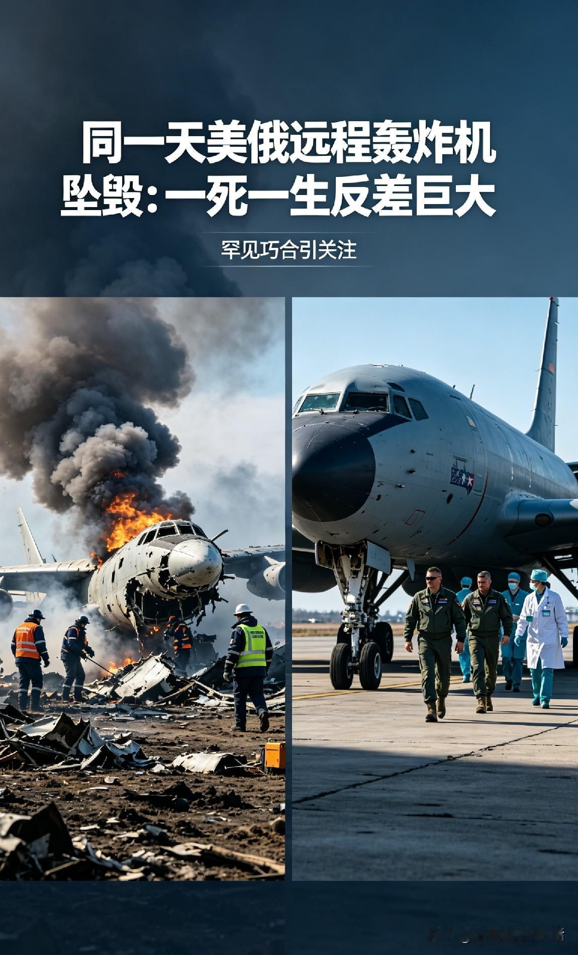 同一天出事！美俄远程轰炸机双双坠毁，一死一生反差巨大罕见巧合！

6月15日美俄