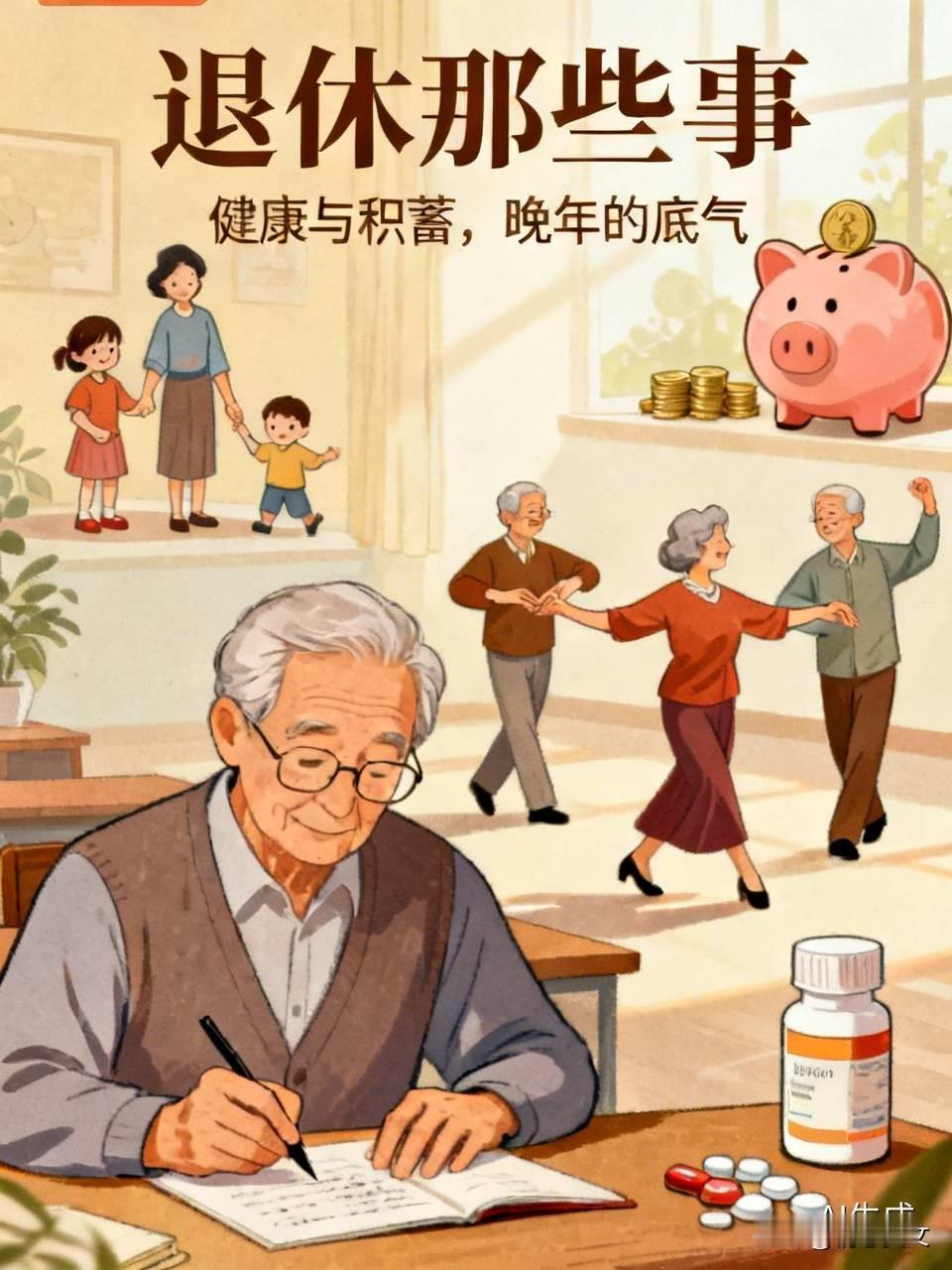 身边有人退休后报老年大学、跳广场舞，也有人帮忙带孙辈，每个人的晚年活法都不一样。
