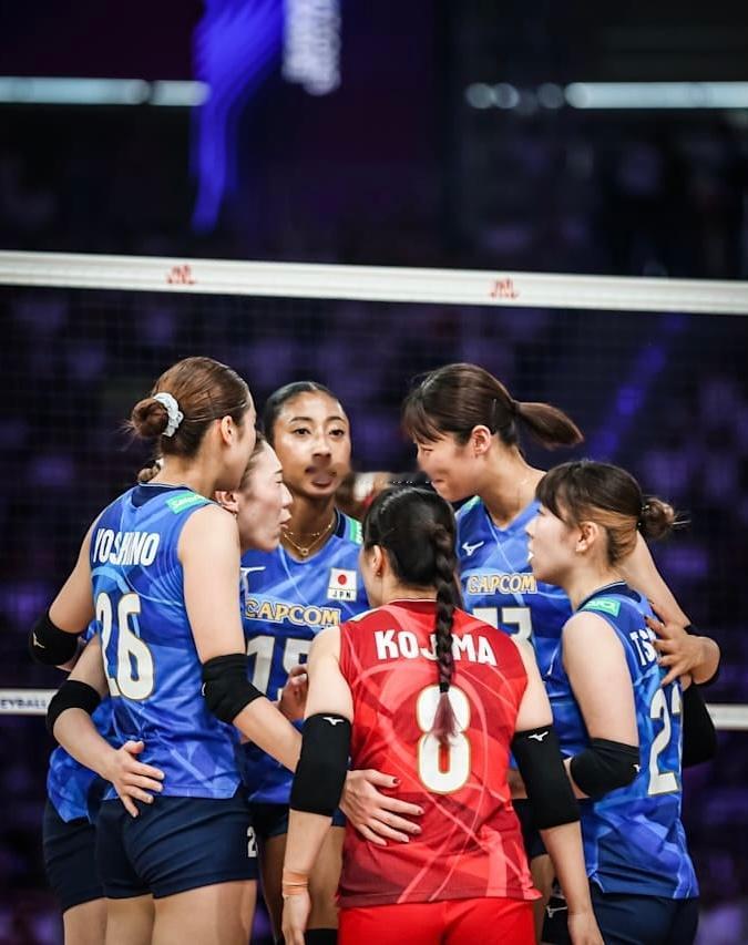 季军赛波兰女排3-1日本女排日本女排个人得分统计岛村春世：15分（24扣13中2