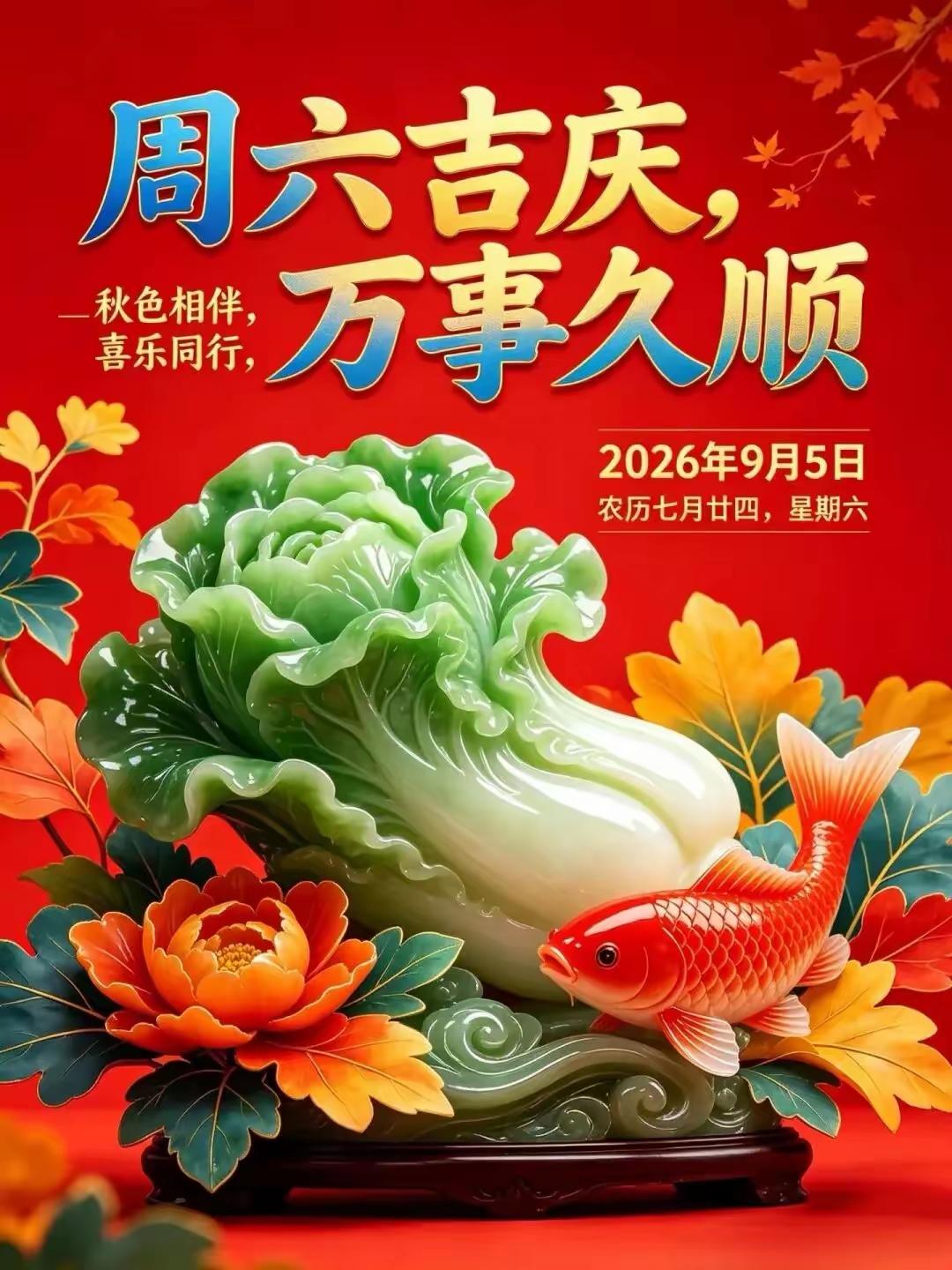 9.5日[燃烧的心][福]早上好[招财进宝][心]
知足常乐天地宽，开心快乐每一