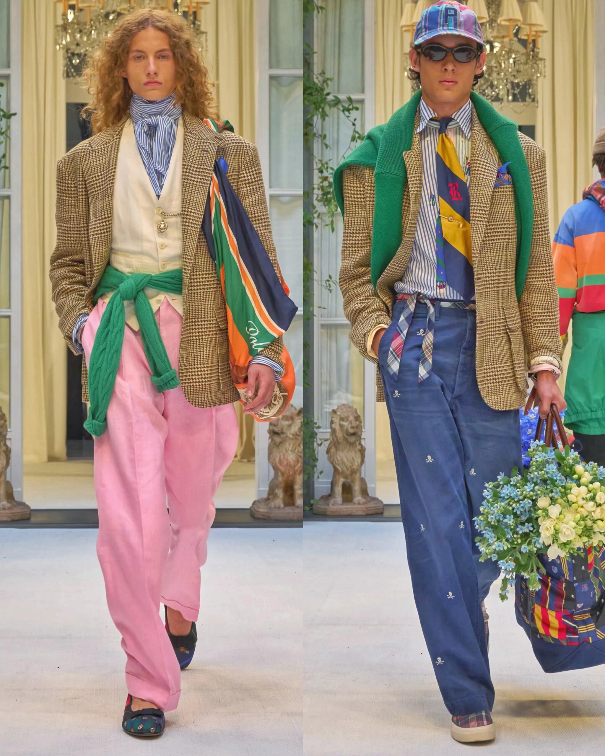 秀场｜Ralph Lauren 2027春夏男装本季延续上季一次性呈现Purpl