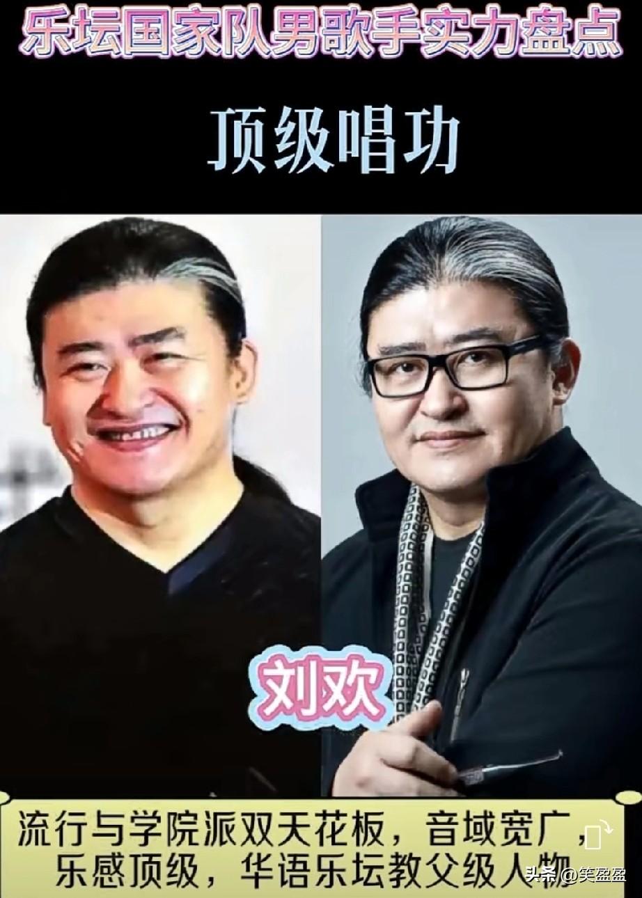 盘点华语乐坛公认国家队级男歌手，涵盖美声民族流行三大领域，从刘欢廖昌永到腾格尔王