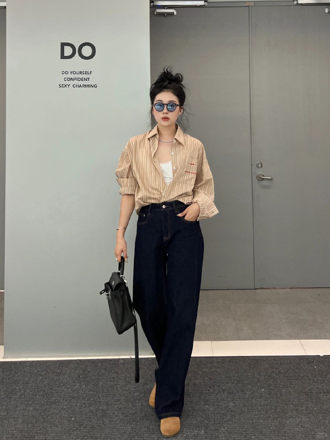 休闲率性的搭配真的很ok