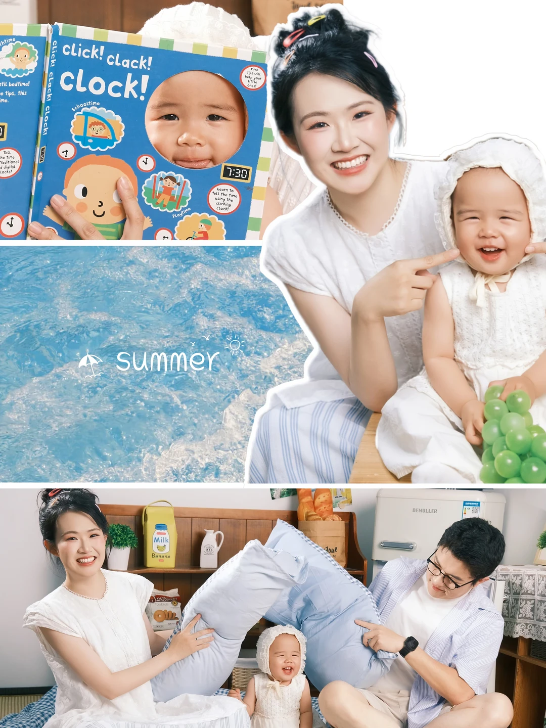 是谁家👶宝宝1岁+才第一次拍写真啊！！！