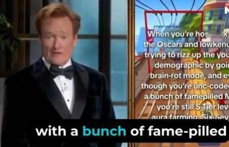 【奥斯卡颁奖典礼已针对Z世代和多动症患者进行了调整】在主持人柯南·奥布莱恩的独白