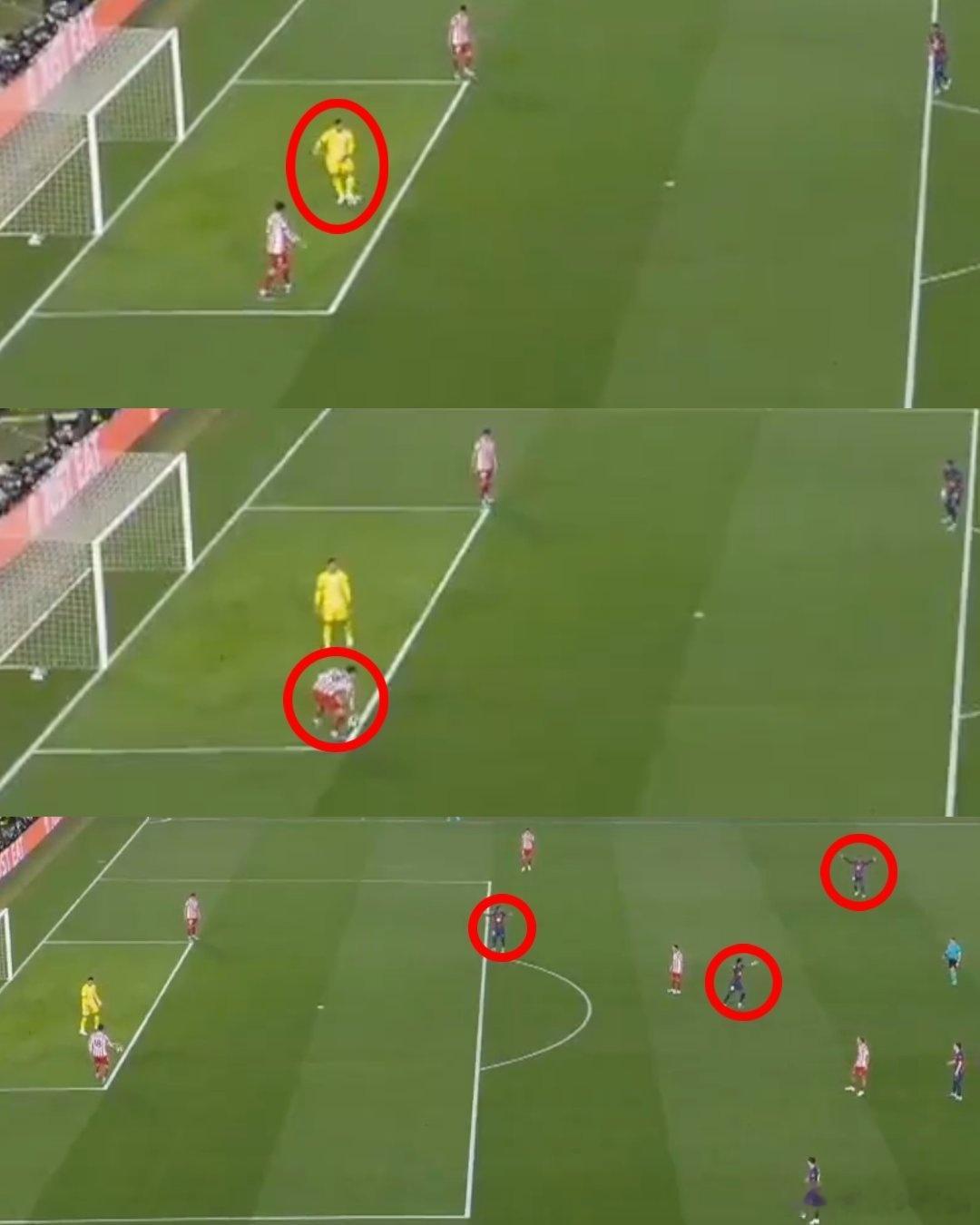 欧冠 胡安·穆索在禁区内传球，马克·普比尔手球犯规。裁判没有吹罚，VAR也没有介