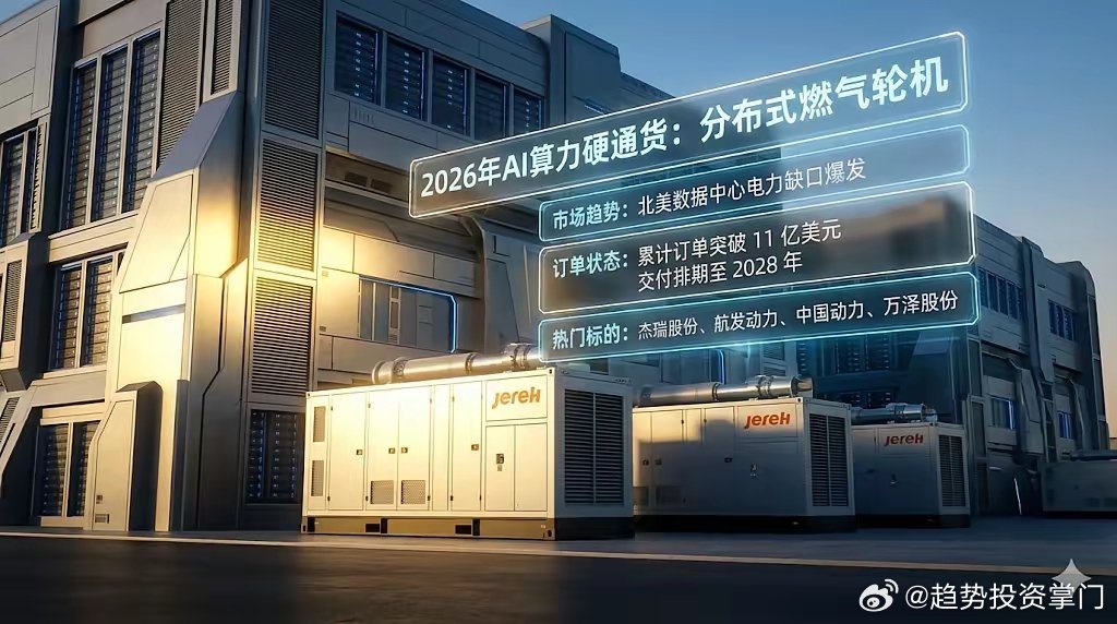 全球燃机荒：中国迎历史性机遇AI数据中心爆发用电荒，全球燃机严重紧缺，GE、西门