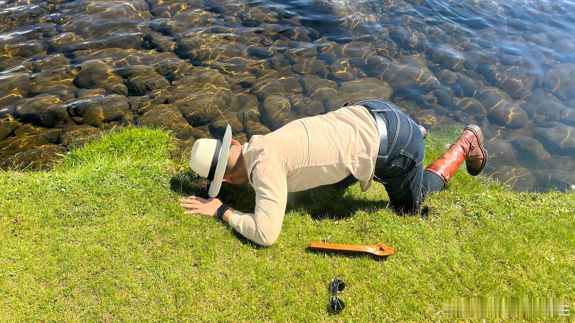 摸了半天，这条流入库苏古尔湖的河里好像没有山鳕鱼，路亚上来的都是细鳞鲑、北极茴鱼