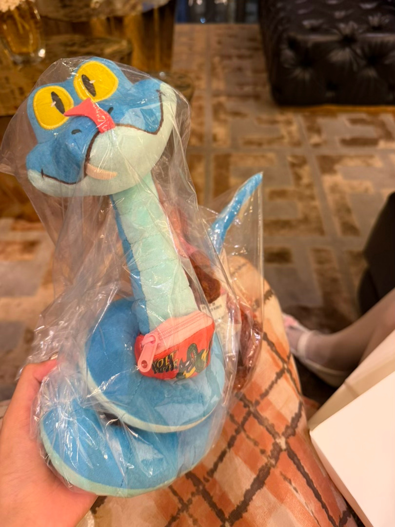忘记发宝宝送我的礼物了 特别可爱 特别萌 🐍 