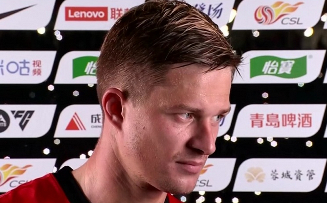 4月3日讯 中超联赛第4轮，成都蓉城主场5-1大胜青岛西海岸。赛后，本场打入一球