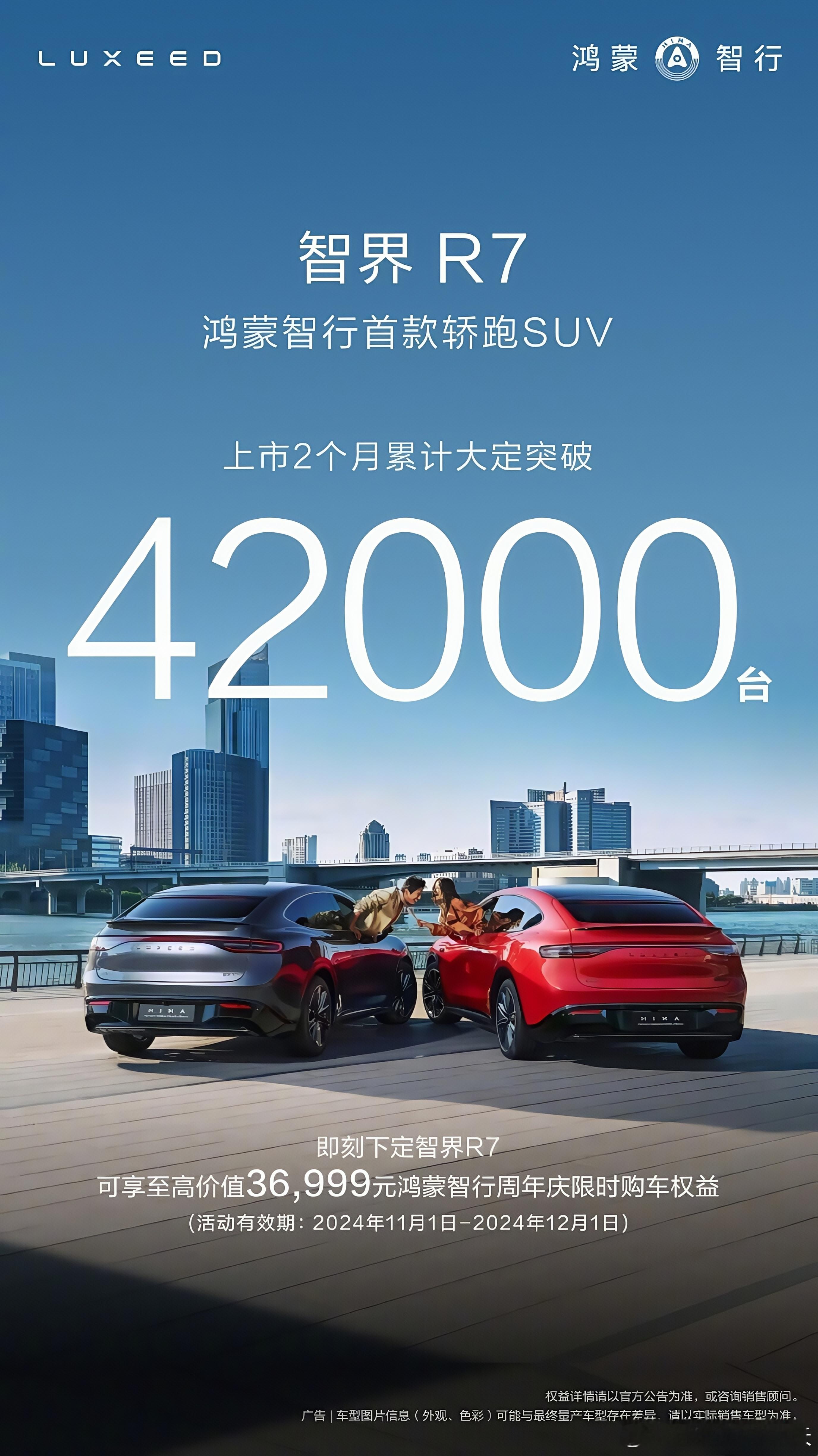 智界 R7 月均2万大定，是不是成了？ 