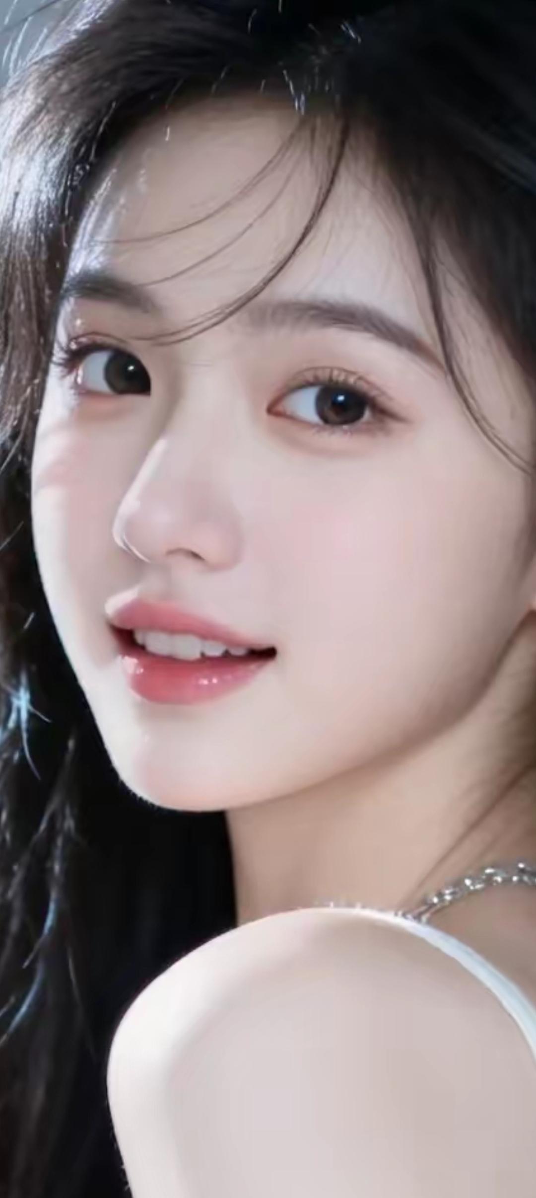 甜美少女心爆棚，温柔笑容迷人！😊✨