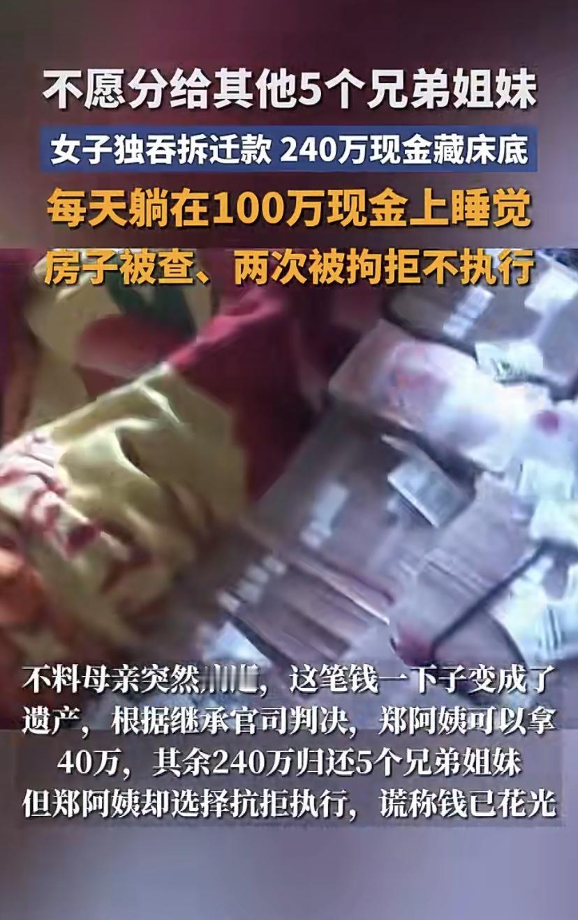 在上海的一个普通家庭里，有个姐姐小郑户口挂靠在母亲的老房子里。后来房子拆迁，两百