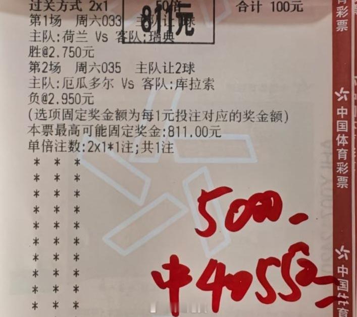 内部大佬重锤荷兰，稳胆拿住8陪，兄弟们跟上荷兰vs瑞典