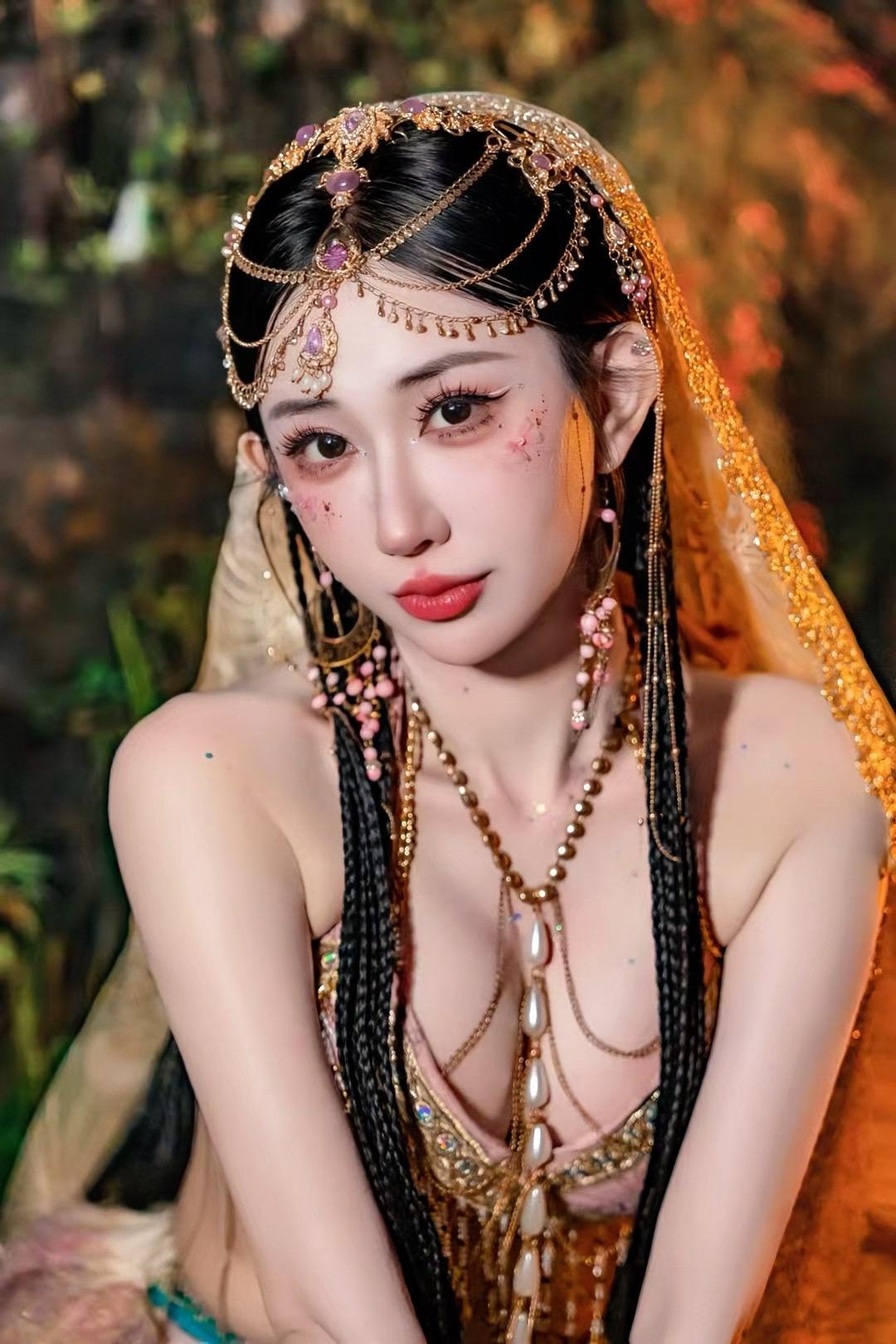异域公主  西域女神妆造