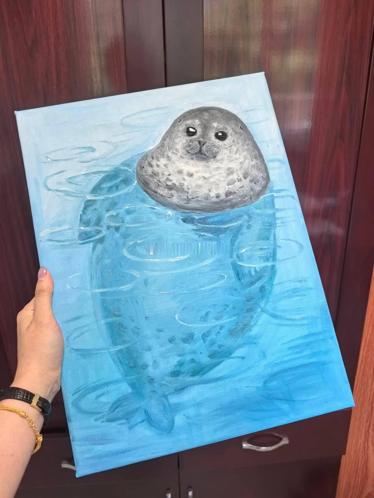 夏天，养只海豹玩。 