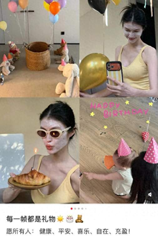 何穗晒儿子生日现场，被问及儿子像爸爸还是妈妈，何穗回应显情商