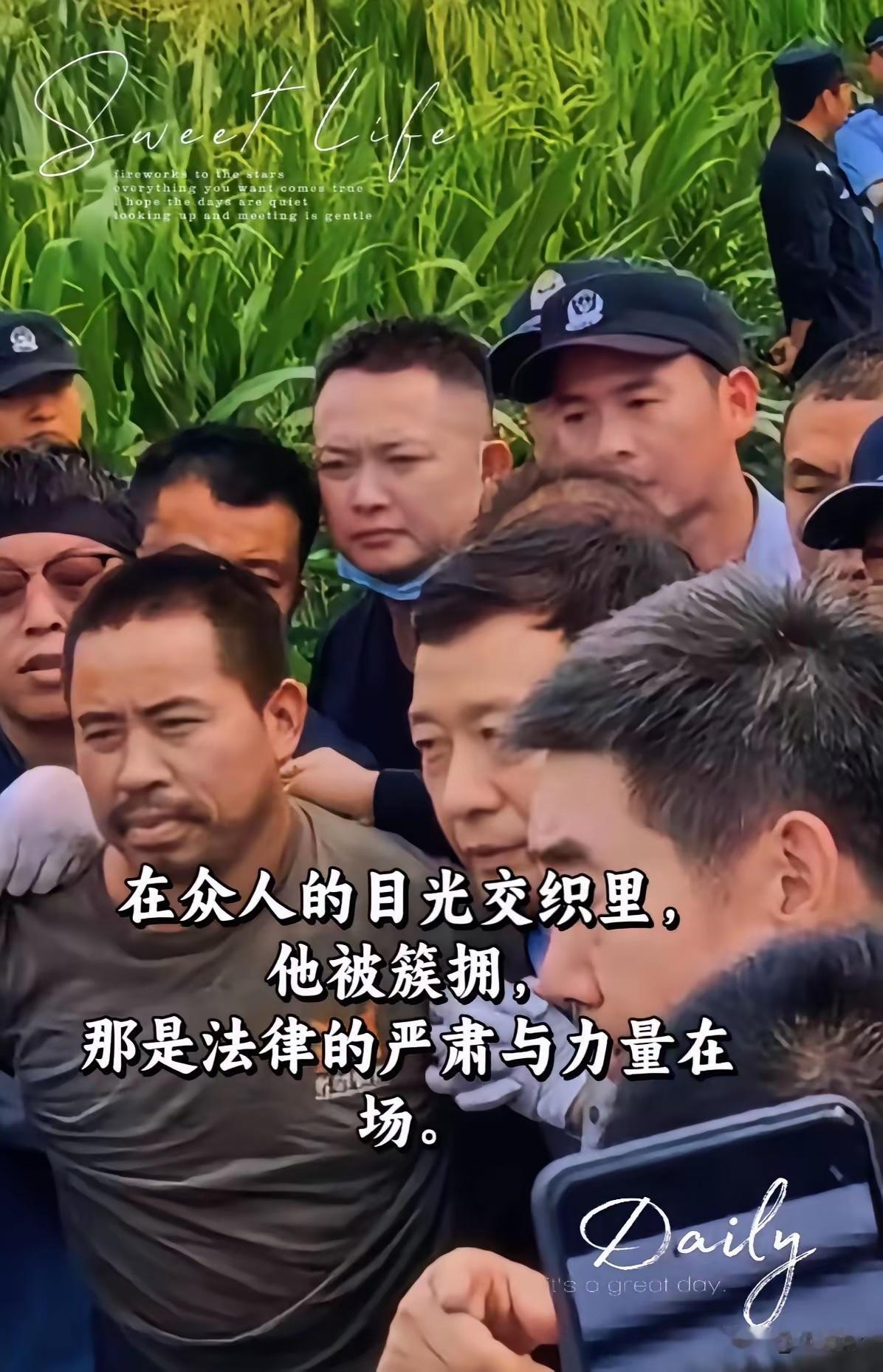 终于，尘埃落定了
等待他的将是法律的制裁和审判
无论什么人
天网恢恢 疏而不漏