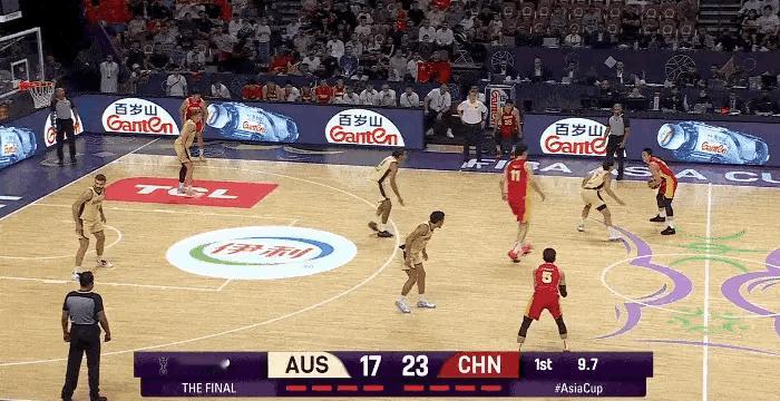 中国男篮本场比赛的开局打得真好，准备非常充分，25比17领先澳大利亚男篮8分，1
