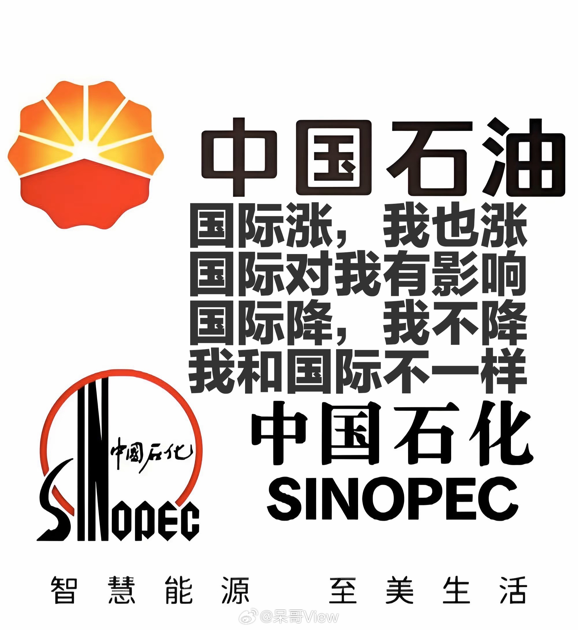 国际油价大反转i don't care，国外油价管国内油价什么事不管是跌是涨，国