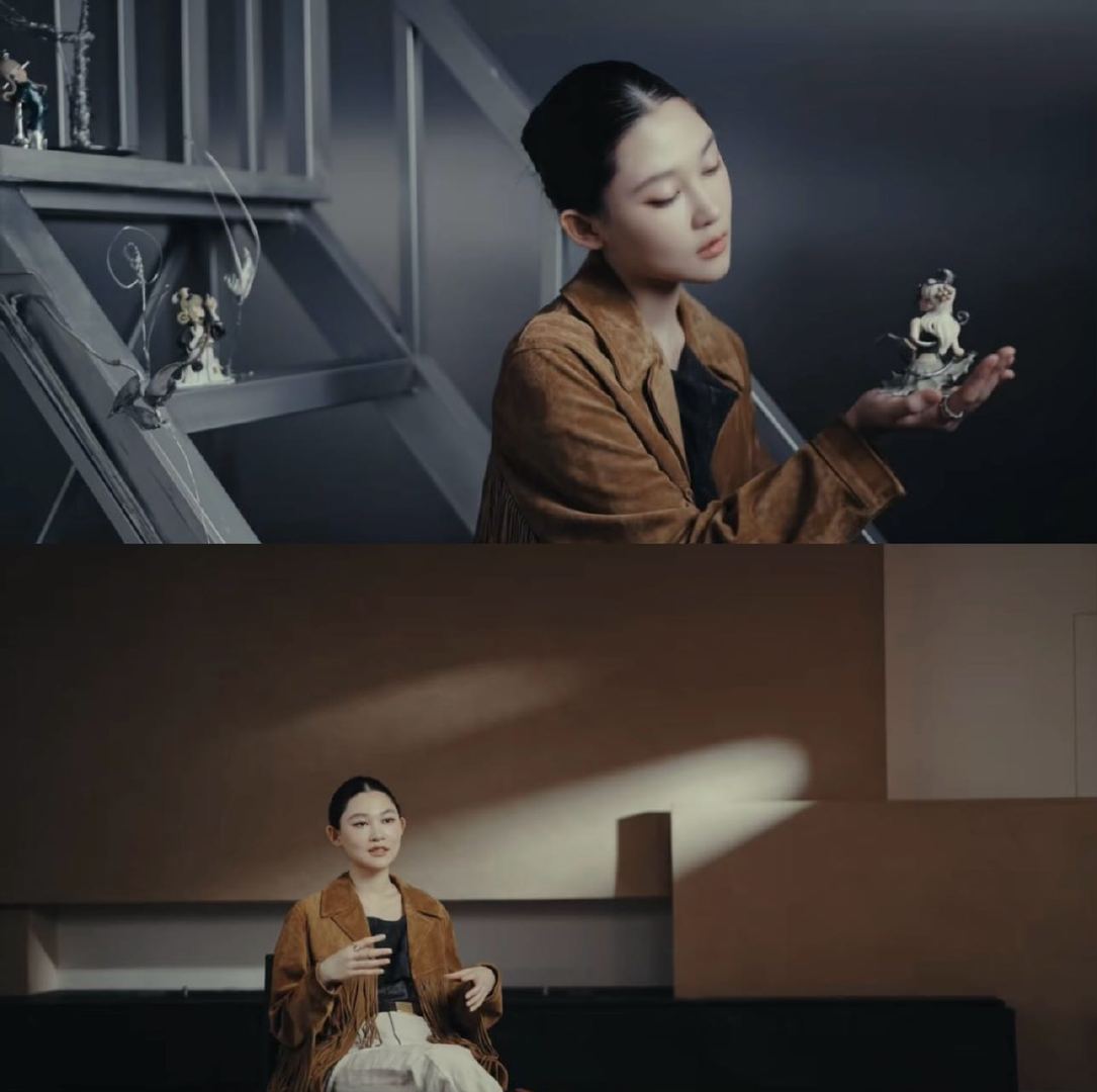 感觉陈嫣冉每次的采访都很言之有物。她说，人生就像一团毛线球，先解开第一个结，再解